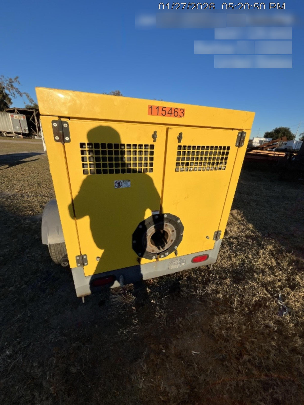 2020 ATLAS COPCO PAS 150 HF CS Enclosed