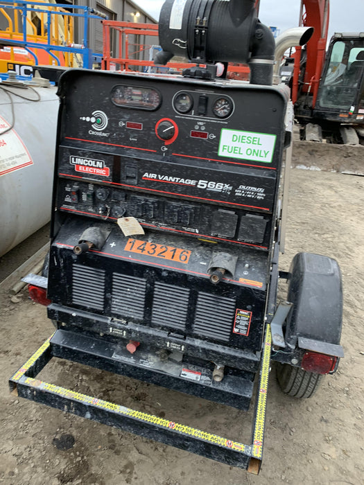 2021 Lincoln Electric Air Vantage 566 Air Vantage 566X Ready Pak 3 (includes trailer, cable rack, fender light kit); no telematics