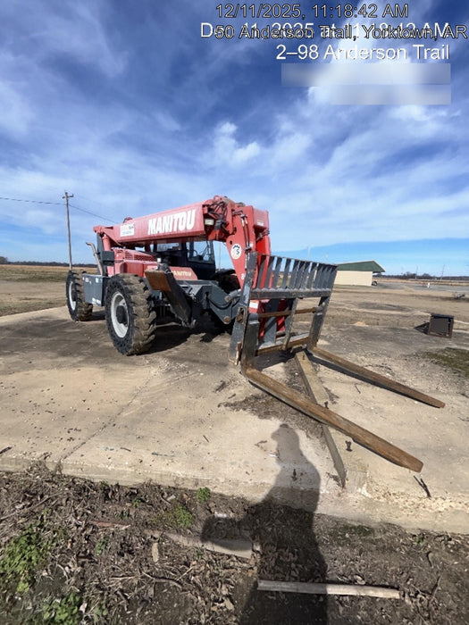 2018 Manitou MTA10055 Manitou MTA 10055 w/Open ROPS, Work Lights/Strobe, Aux Hyd, Solid Tires, Lift Hook, 66" Carriage, 60" Forks