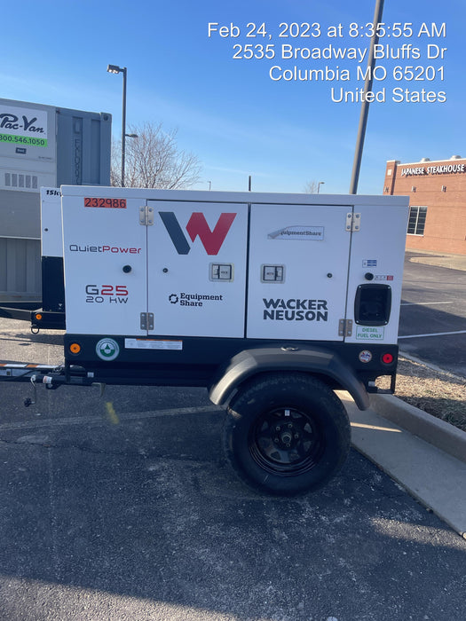 2022 WACKER NEUSON G25