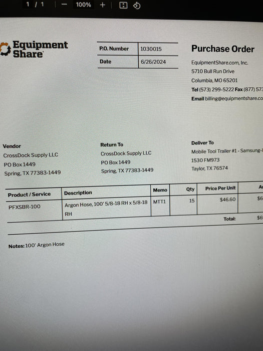 2024 PALMER SRL711311