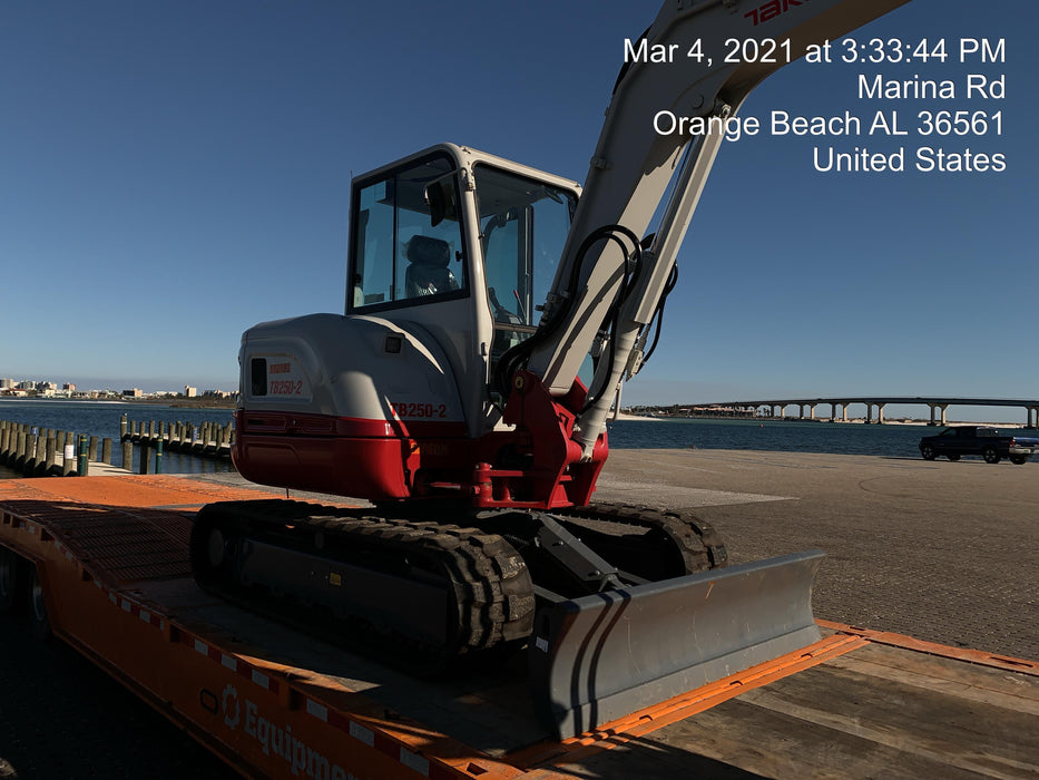 2020 Takeuchi TB250-2C Cab/Heat/Air, Rubber Tracks, Manual TAG QC