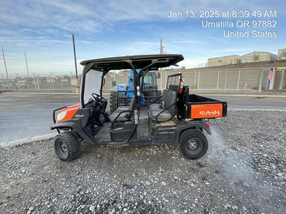 Kubota RTV-X1140W-H Plastic Canopy, Windshield Acrylic Clear, LED Strobe Light, Wire Harness Kit, Back up Alarm