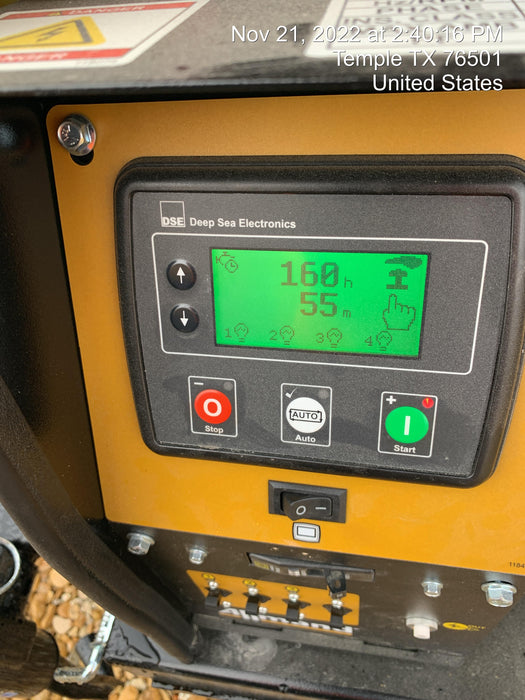 2022 Allmand NLV3GR (4) LED Light Fixture 350W, 23' Vertical Mast, 3kW Prime, Towable, ES Decals, T3