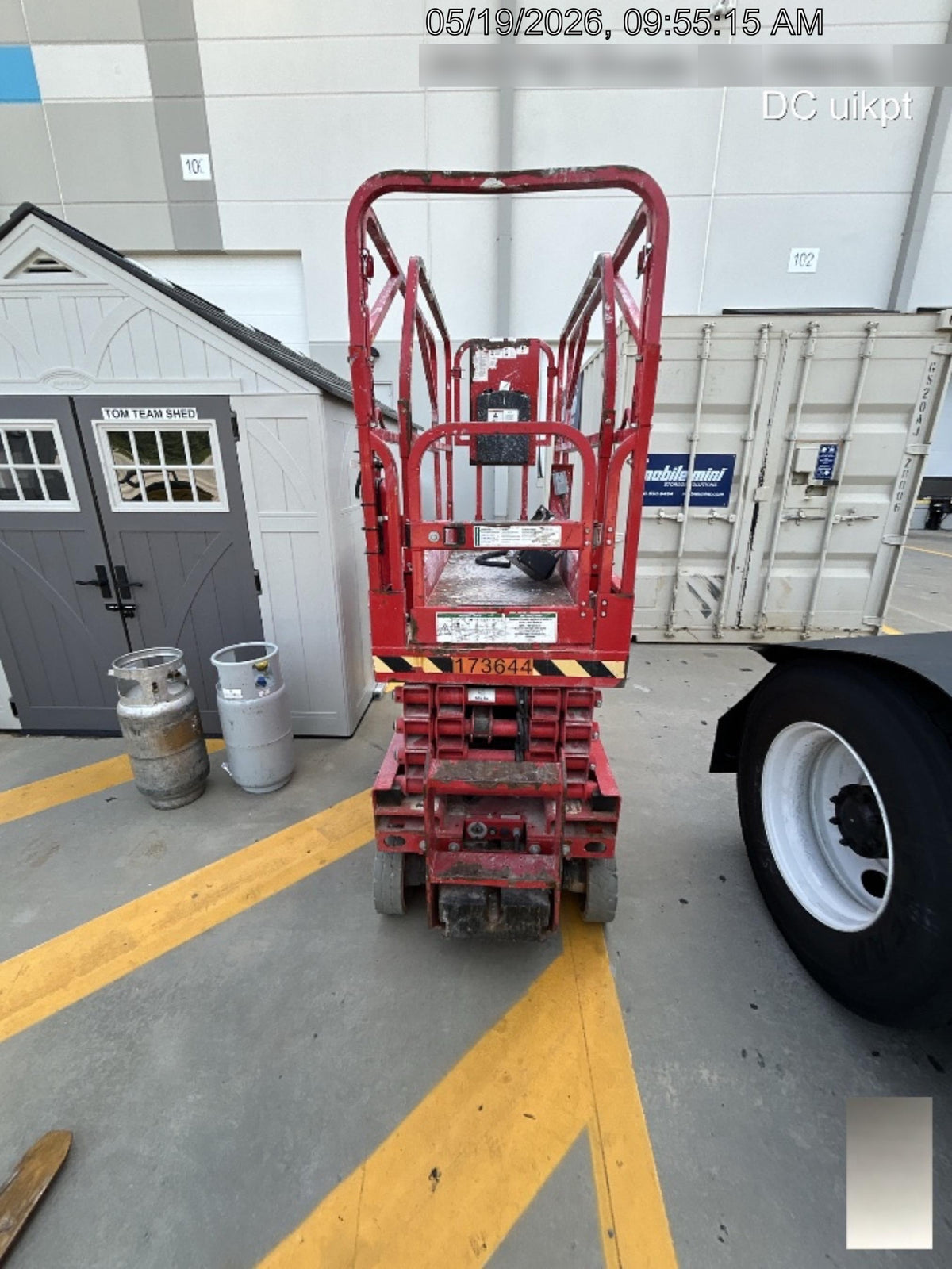 2021 Lgmg AS1932E Electric Drive, Solid Non Marking Tires, Dual Beacons