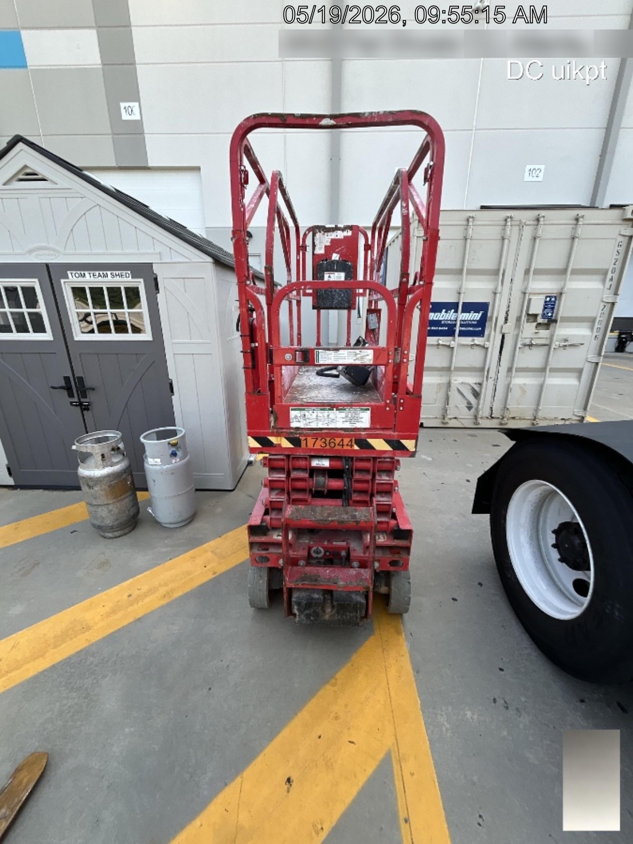 2021 Lgmg AS1932E Electric Drive, Solid Non Marking Tires, Dual Beacons