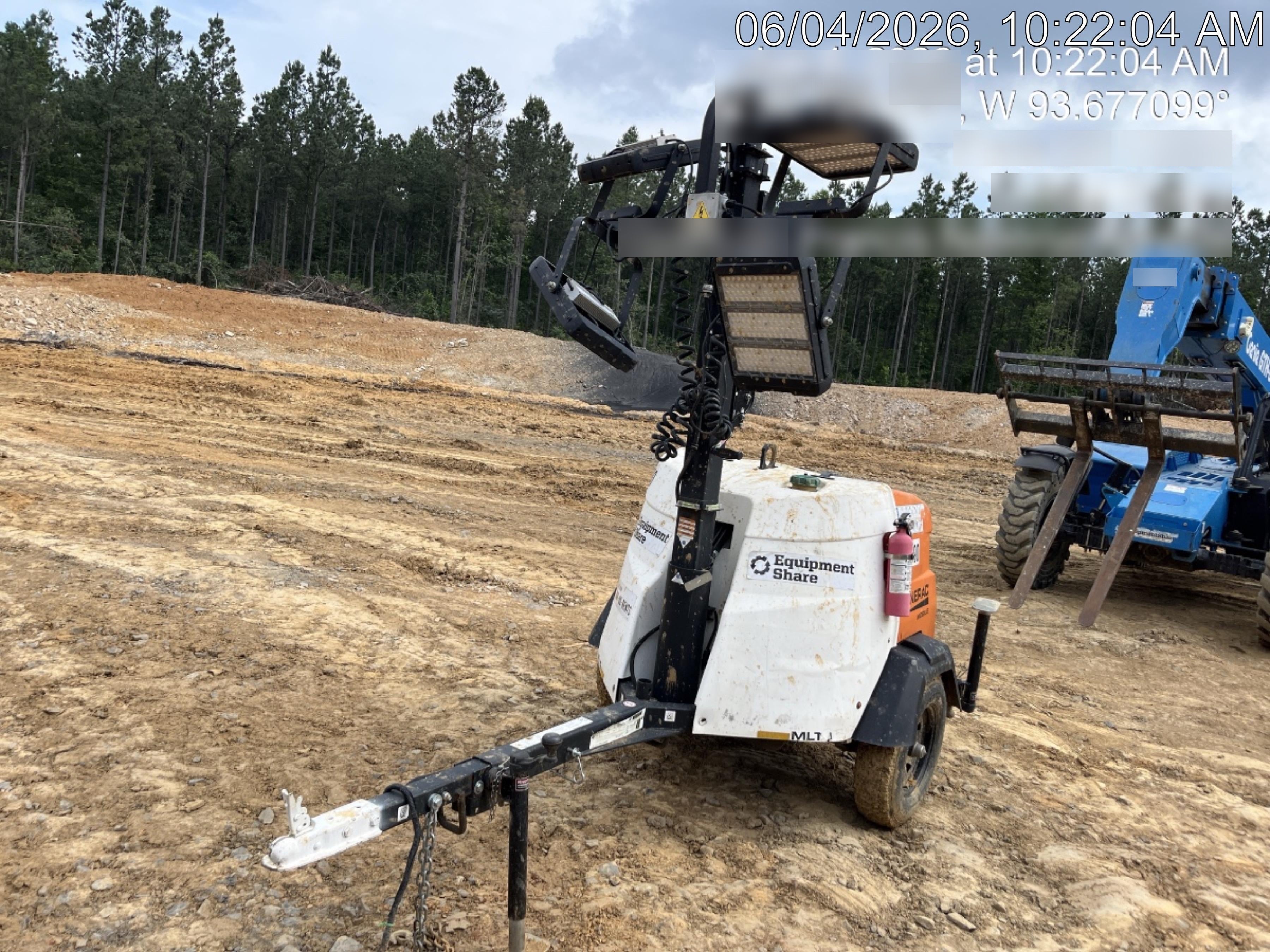 2023 Generac MLT2 Diesel, Flex Switch 120V Input, Powerzone Controller, (4) 320W LED Lights, 4kW Generator, 39.9 Gal Fuel Tank, 2" Ball, T3