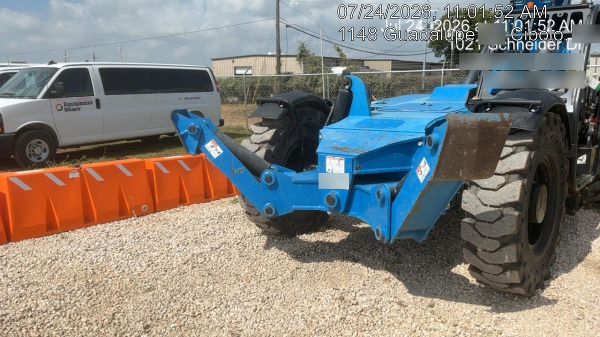 2019 Genie GTH-1056 Canopy, Solid RT Tires, LED Work Lights, Beacon 60" QA Carriage, 60" Forks
