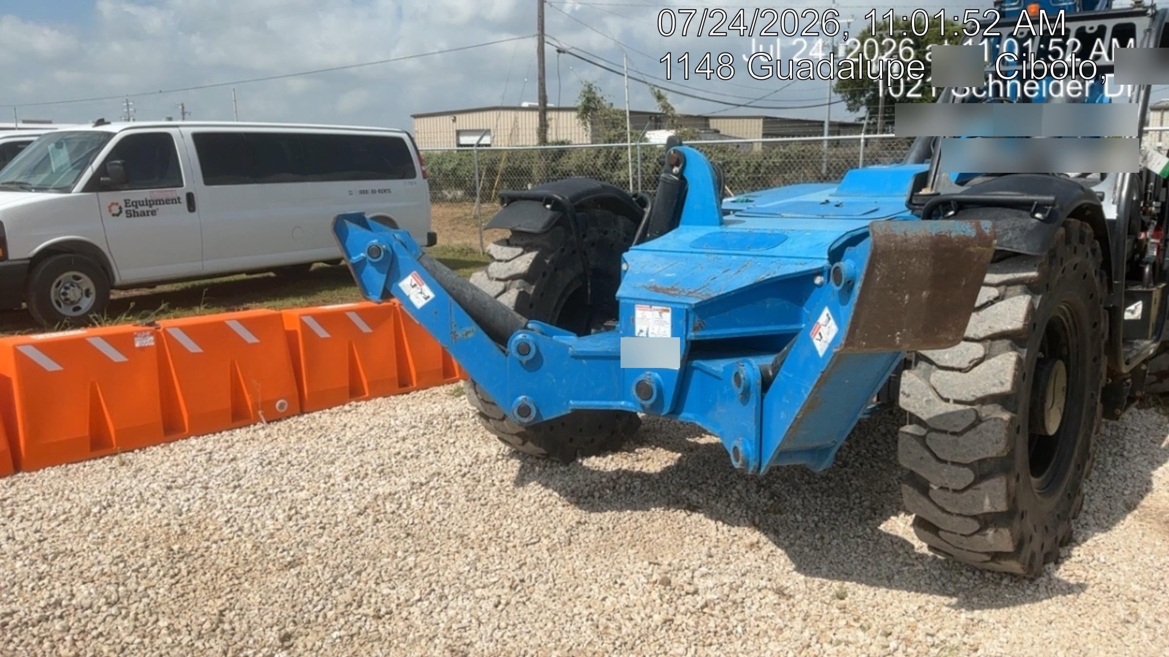 2019 Genie GTH-1056 Canopy, Solid RT Tires, LED Work Lights, Beacon 60" QA Carriage, 60" Forks