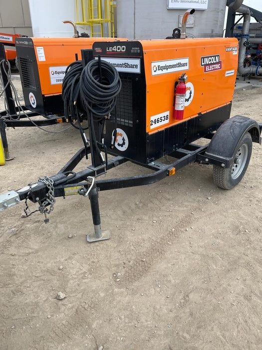 2022 Lincoln Electric LE400 Kubota V1505, Trlr, Cable Rack, Light Kit, ES Decals, T3