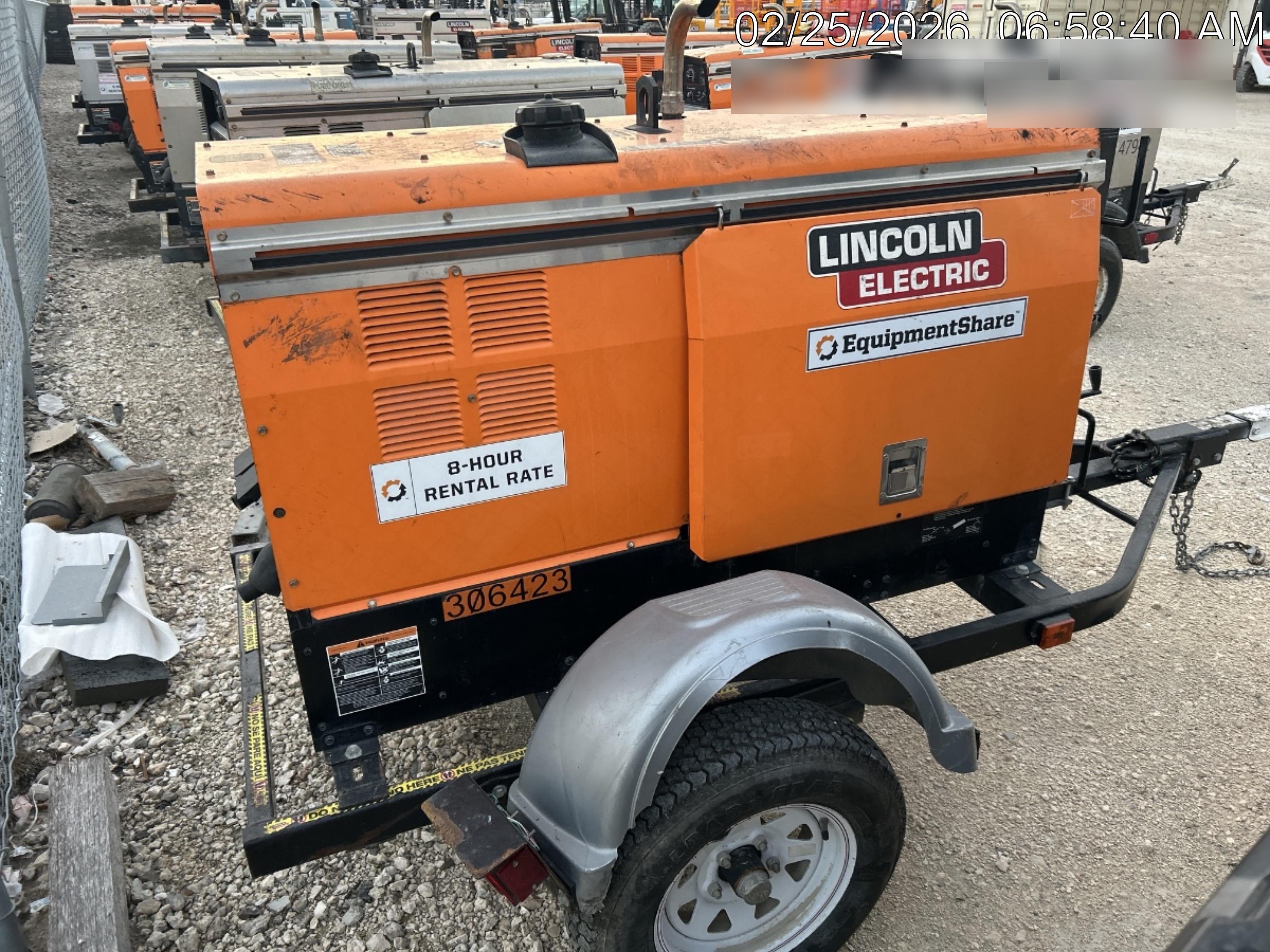 2023 Lincoln Electric LE400 Kubota V1505, Trlr, Cable Rack, Light Kit, ES Decals, T3