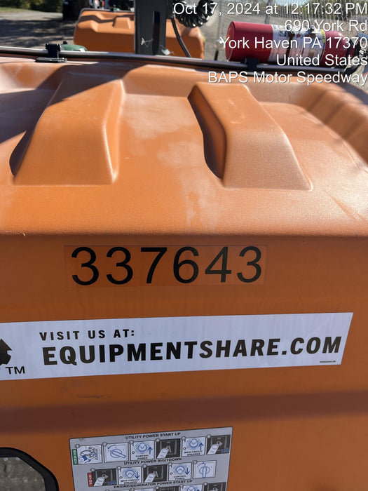 2023 Generac MLT2 Diesel, Flex Switch 120V Input, Powerzone Controller, (4) 320W LED Lights, 4kW Generator, 39.9 Gal Fuel Tank, 2" Ball, T3