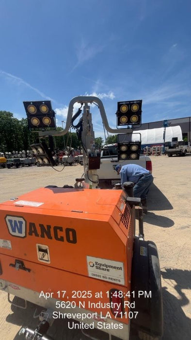 2024 Wanco WLTT-4MM4K Diesel, Deep Sea Controller, Shore Power Plug, Auto Start, (4) 350W LED Floodlights, 4kW Generator, 60 Gal Fuel Tank, 2" Ball, T3