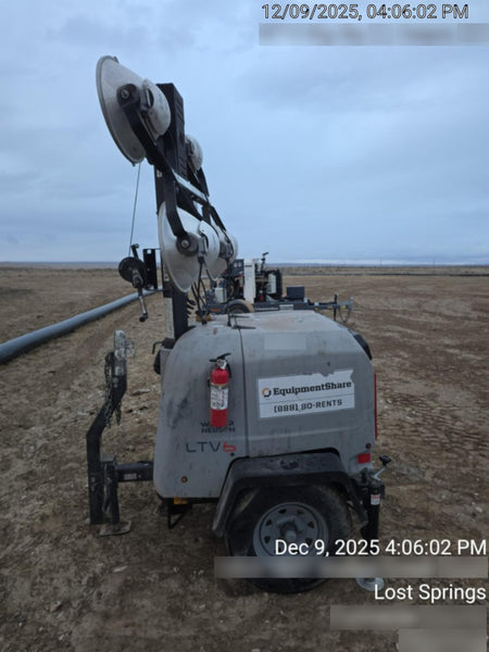 Wacker Neuson LTV6K-MH Wacker Neuson LTV6K Mobile Light Tower w/Fuel Level Sensor Installed