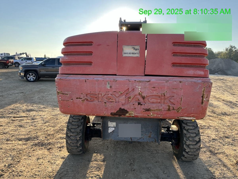 2017 Skyjack SJ45T+ Skyjack 45T, Diesel Engine, Foam Filled Tires,36x96" Platform, Extended Warranty 5yr/5k hr