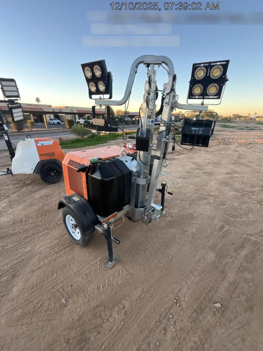 2024 Wanco WLTT-4MM4K Diesel, Deep Sea Controller, Shore Power Plug, Auto Start, (4) 350W LED Floodlights, 4kW Generator, 60 Gal Fuel Tank, 2" Ball, T3