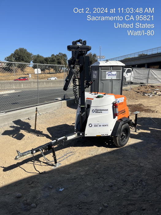 2024 Generac MLT2 Diesel, Flex Switch 120V Input, Powerzone Controller, 
(4) 320W LED Lights, 4kW Generator, 39.9 Gal Fuel Tank, 2" Ball, T3