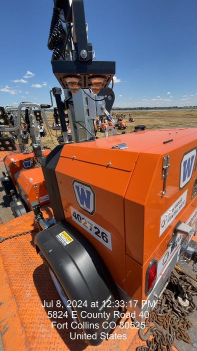 2024 Wanco WLTT-4MM4K Diesel, Deep Sea Controller, Shore Power Plug, Auto Start, (4) 350W LED Floodlights, 4kW Generator, 60 Gal Fuel Tank, 2" Ball, T3