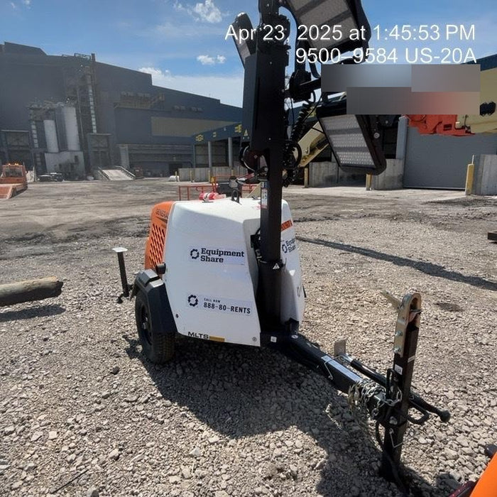 2024 Generac MLT2 Diesel, Flex Switch 120V Input, Powerzone Controller, 
(4) 320W LED Lights, 4kW Generator, 39.9 Gal Fuel Tank, 2" Ball, T3