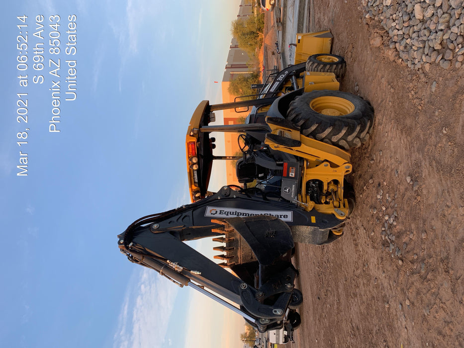 2020 John Deere 310LEP Canopy, 4WD, Standard Stick, Pilot Controls, 2 Way Hydraulics, TAG Manual QC