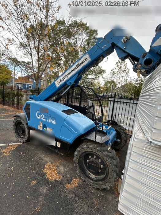 2019 Genie GTH-5519 Canopy, Solid RT Tires, LED Work Lights, Beacon 48" Carriage, 48" Forks