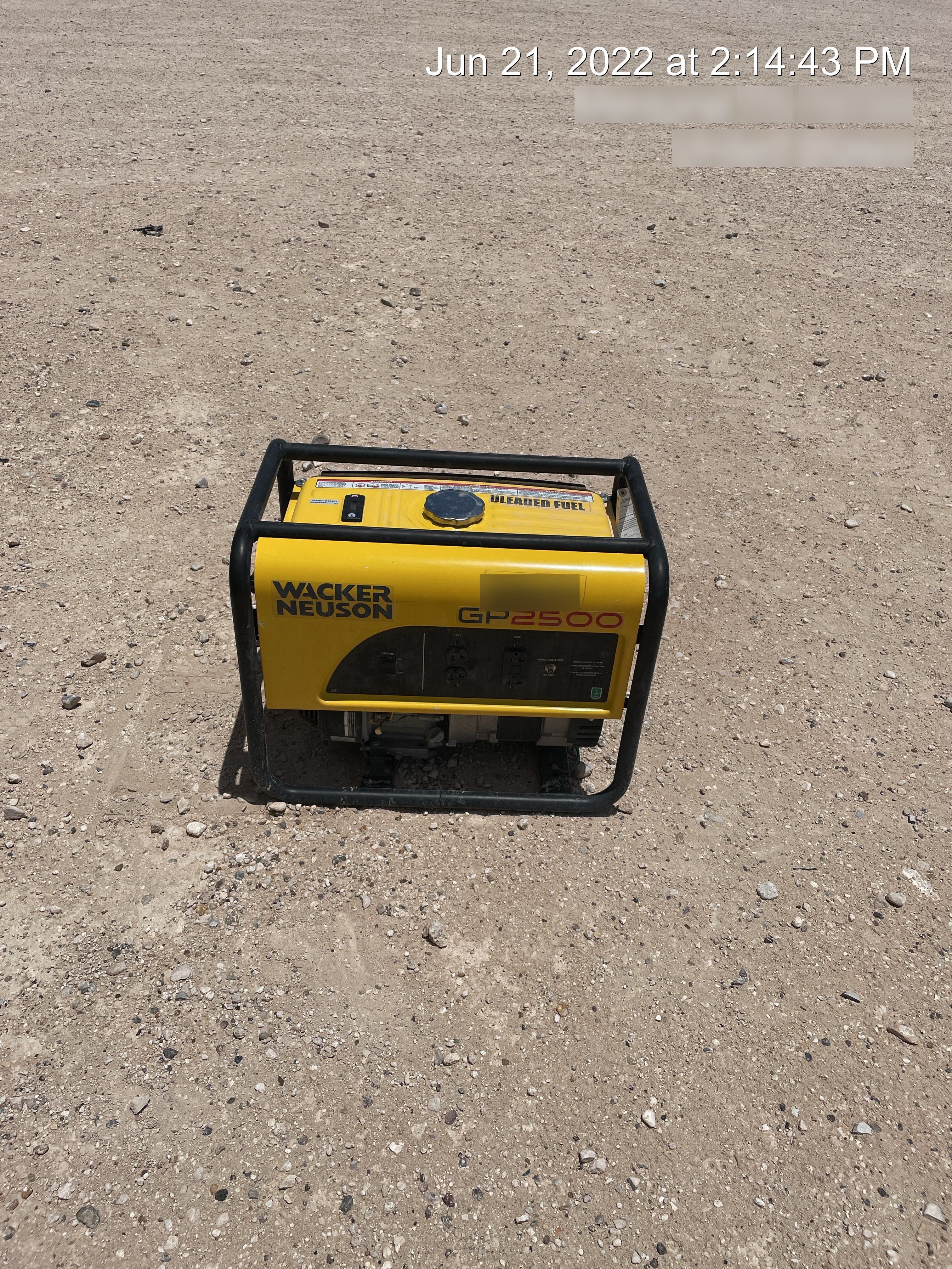 2019 WACKER NEUSON GP2500A