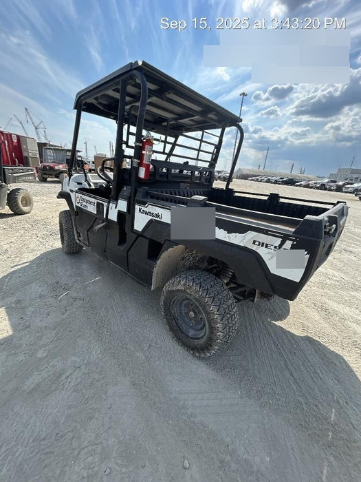 2019 Kawasaki MULE PRO-DX 3 Seater, Standard Options, Backup Alarm, Beacon, Plastic Hard Top, Poly Windshield, Horn Kit