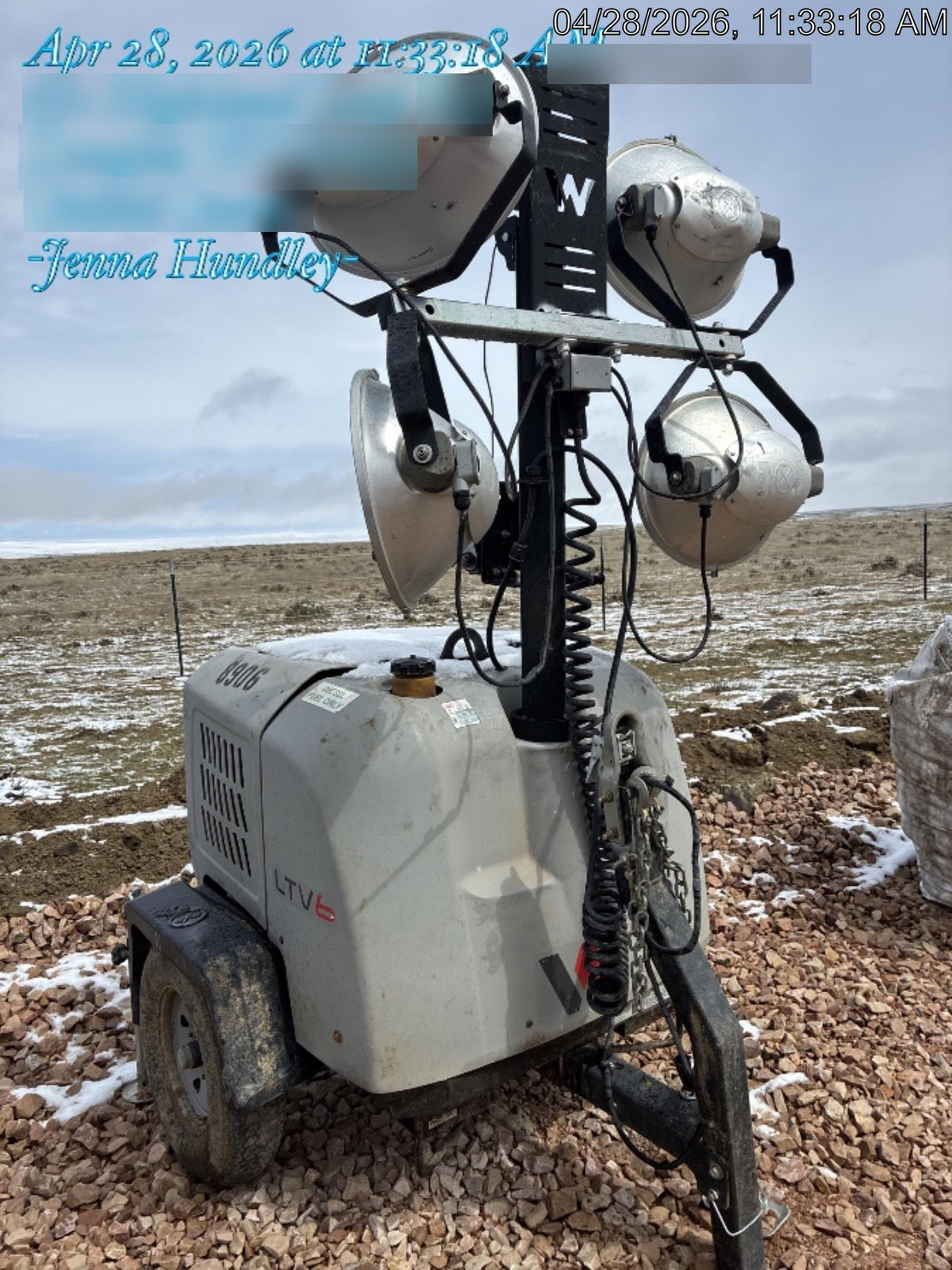 2018 Wacker Neuson LTV6L-MH Wacker Neuson LTV6L Towable Light Tower