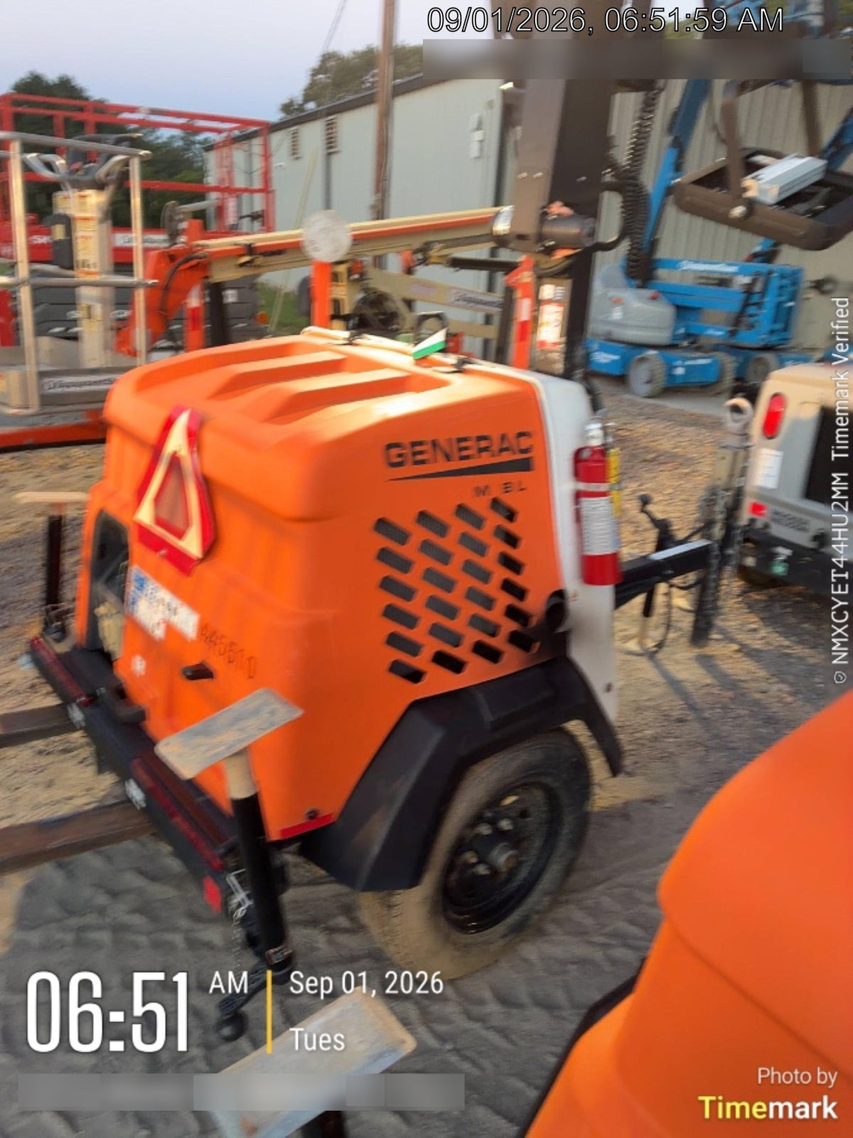 2024 Generac MLT6SKDS-STD4 ELEC WINCH Diesel, Electric Winch Mast, Powerzone Controller, (4) 320W LED Lights, 4kW Generator, 39.9 Gal Fuel Tank, 2" pintle, T3