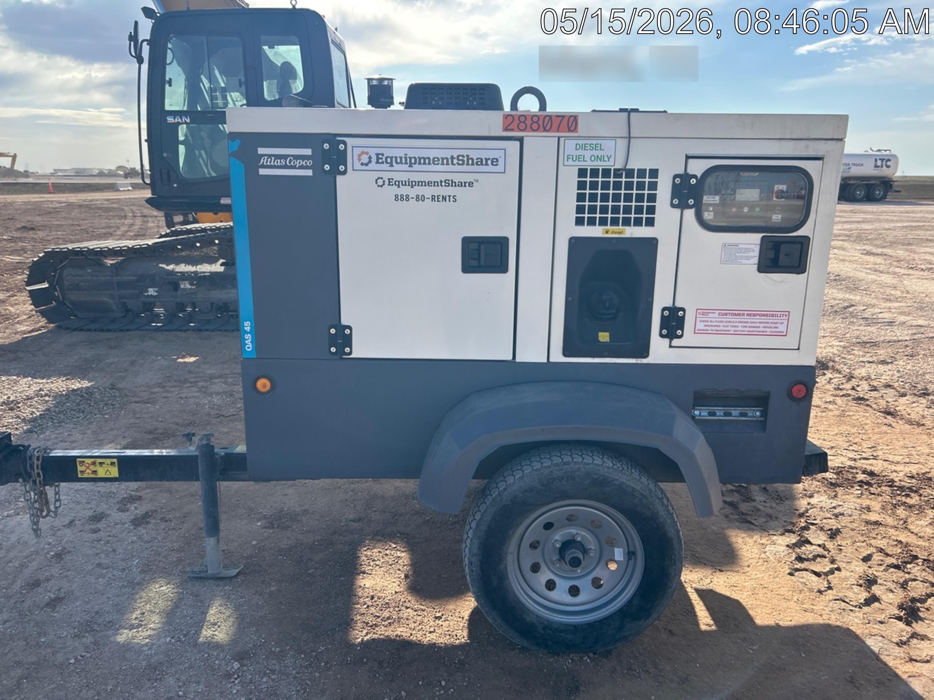 2023 ATLAS COPCO QAS45 CWK