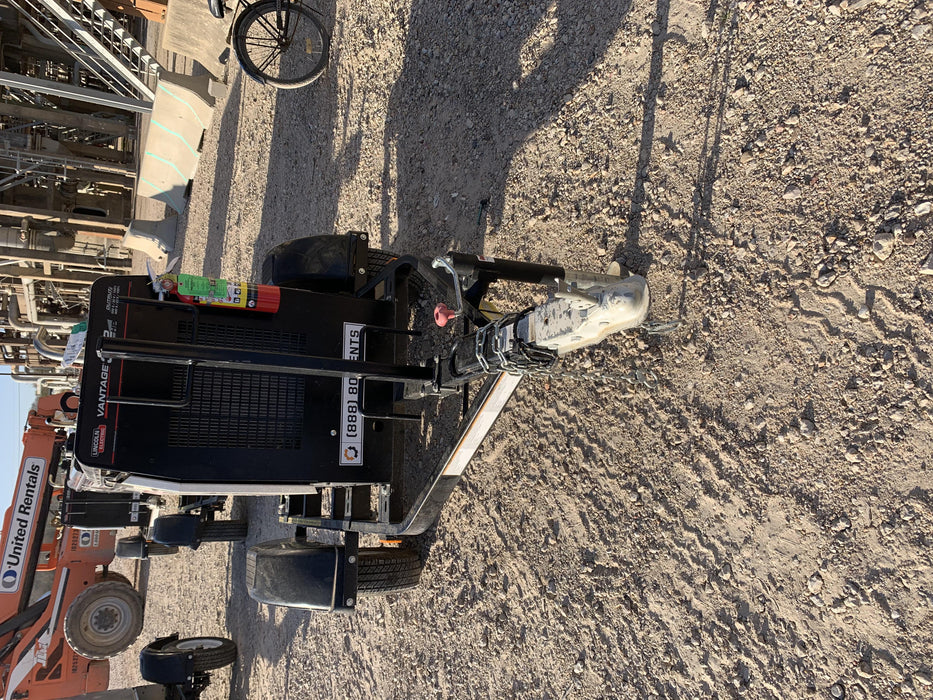 2020 Lincoln Electric Vantage 322 Welder Ready-Pak 3, w/ GPS & Decals (includes trailer, cable rack, fender light kit)