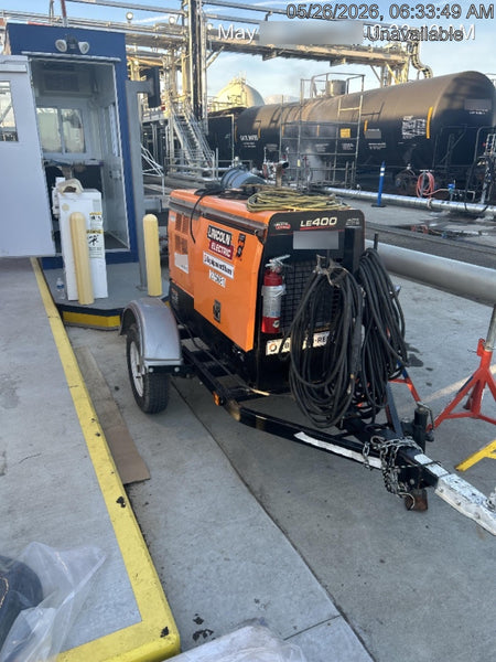 2022 Lincoln Electric LE400 Kubota V1505, Trlr, Cable Rack, Light Kit, ES Decals, T3