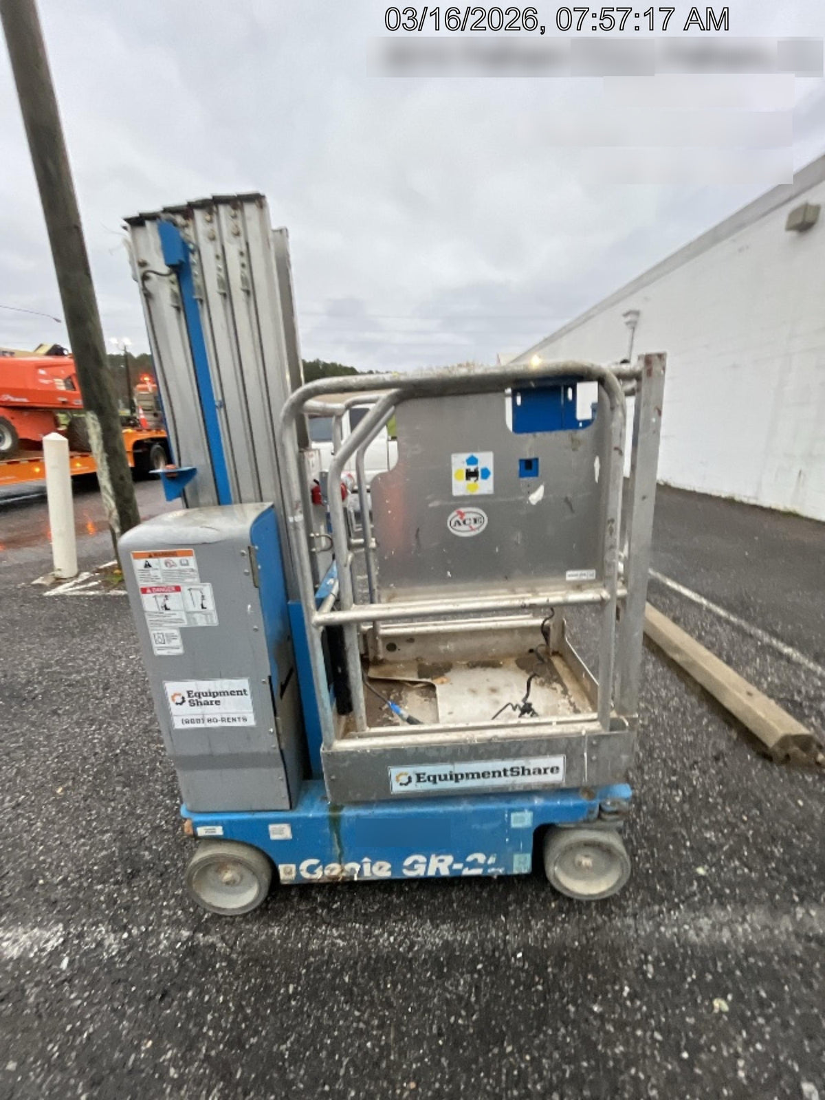 2019 GENIE GR-20