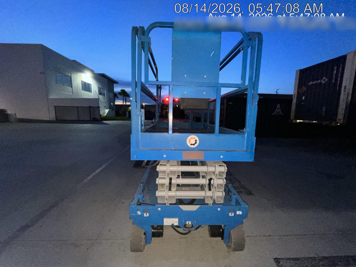 2019 Genie GS-2646 folding rails with full height swing gate