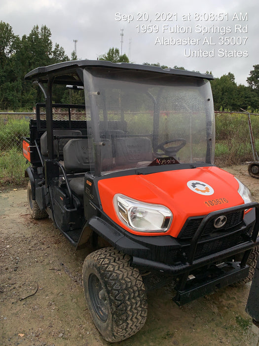 2020 Kubota RTV-X1140W-H 4WD utility cart -LED strobe -Windshield tempered glass -Plastic canopy -Wire harness kit -Backup alarm