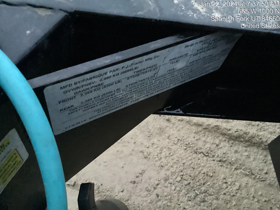 2024 PJ TRAILERS T6 Tilt