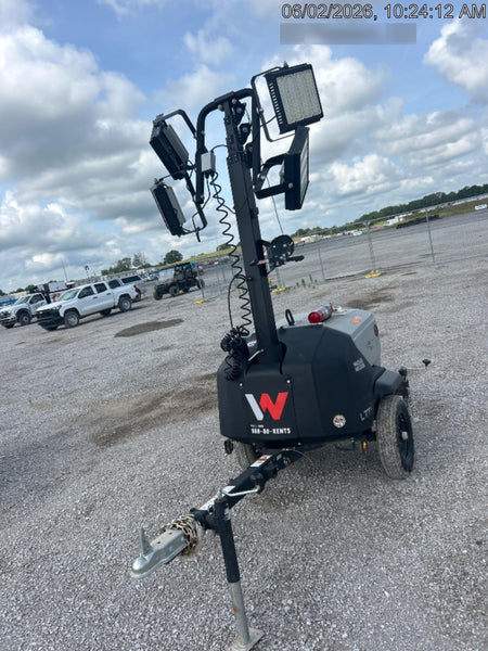 2024 Wacker Neuson LTT4 Diesel, Kohler KDW702, Deep Sea Controller, Auto Start, LED 320W, Bypass Outlet, T3