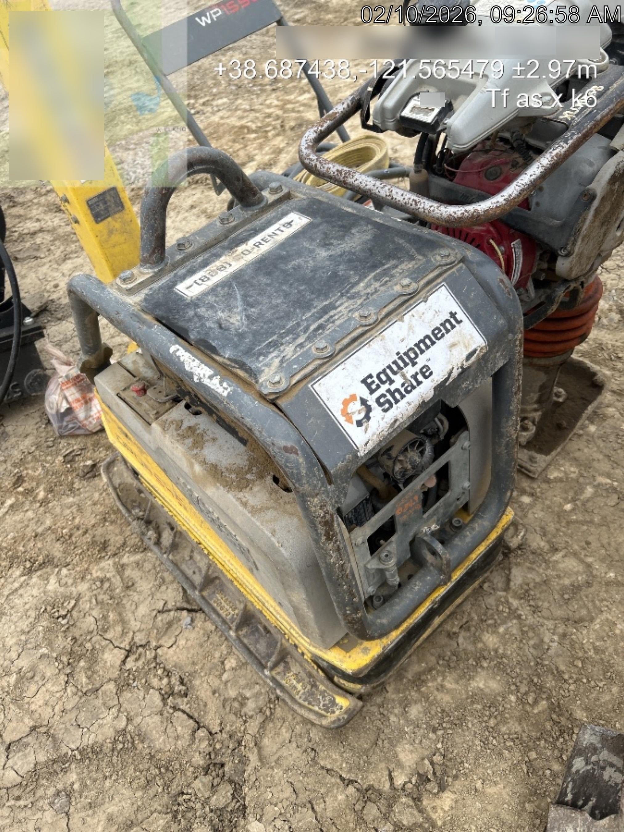 2020 Wacker Neuson DPU4545HEH Standard Reversible Plate Compactor 1000#