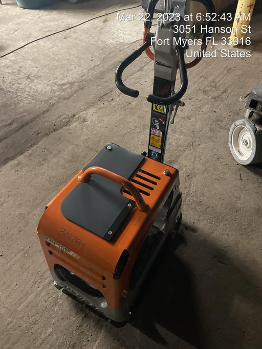 2023 Multiquip MVH158 Honda GX200, 17" Plate, Gas