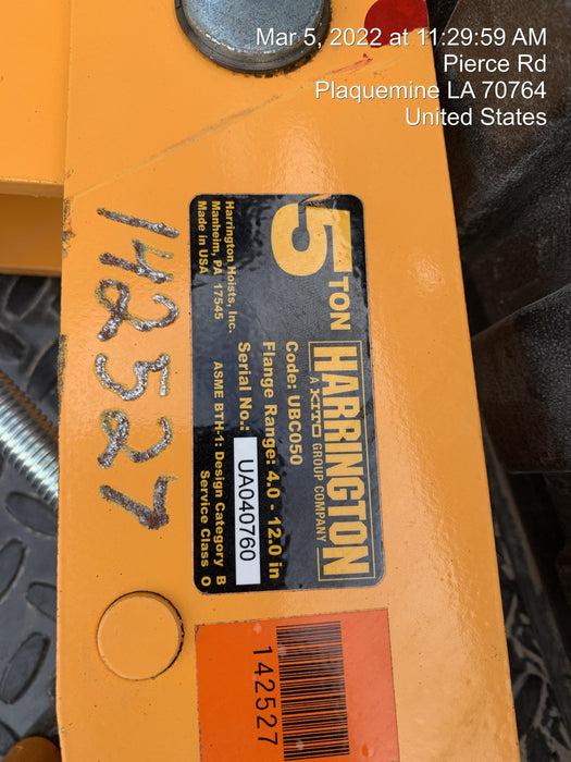 2021 HARRINGTON UBC050