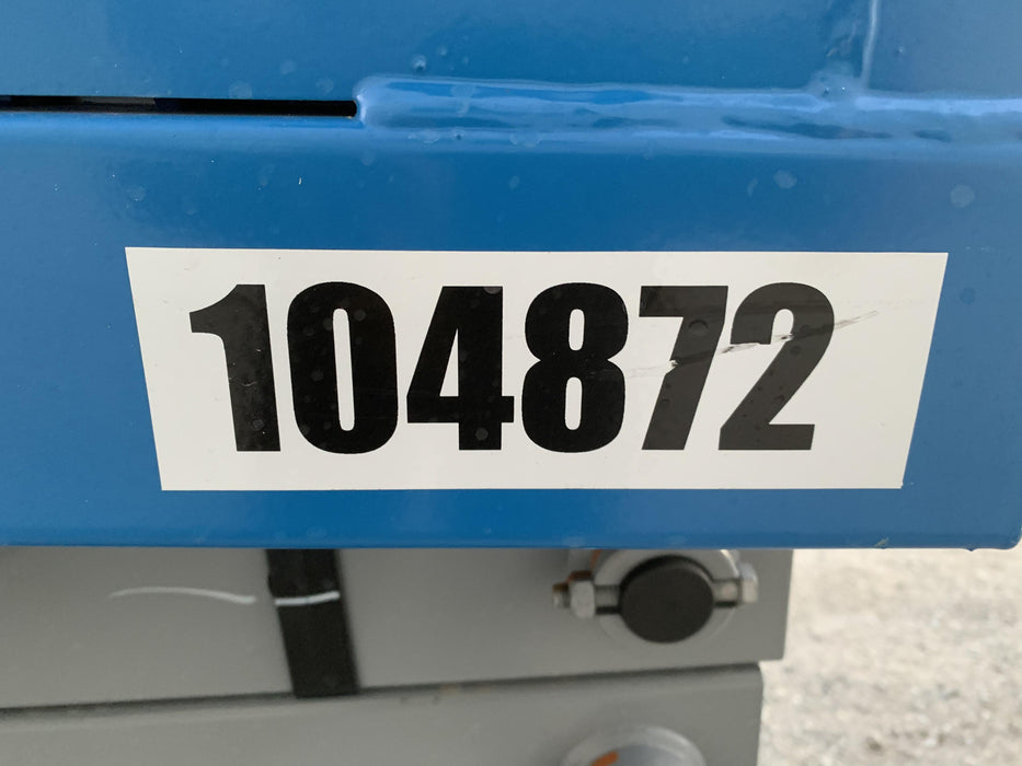 2020 Genie GS-1930 Solid Non Marking Tires, Beacon, Folding rails with half height swing gate, 800W Inverter