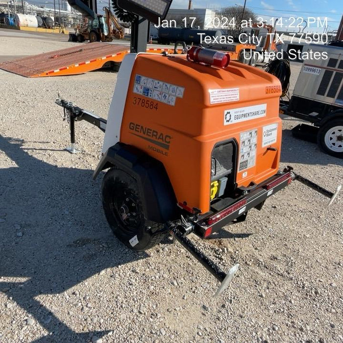 2023 Generac MLT2 Diesel, Flex Switch 120V Input, Powerzone Controller, 
(4) 320W LED Lights, 4kW Generator, 39.9 Gal Fuel Tank, 2" Ball, T3