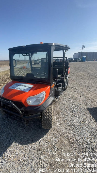 2020 Kubota RTV-X1140W-H 4WD, LED Strobe, Windshield Acrylic Clear, Plastic Canopy, Wire Harness Kit, Backup Alarm