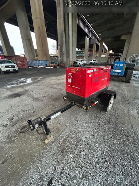 2024 Shindaiwa DGW400MDL Kubota D902 Engine, 23 HP, Dual Op Welder, Wire, Arc, Droop Stick, Tig, and CC Stick Functionality, Simulphase, 3 Phase and 1 Phase Gen Output, Single Axle NB Trlr, Slr Trckl Chrg 12V 12W, Fire Ext