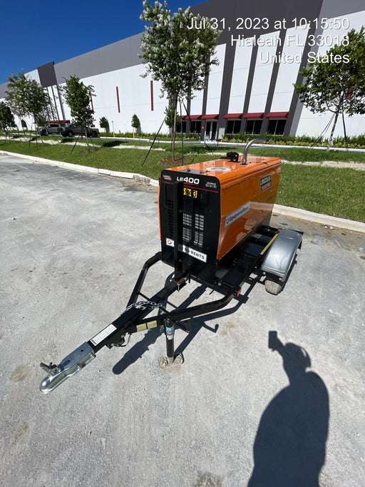 2022 Lincoln Electric LE400 Kubota V1505, Trlr, Cable Rack, Light Kit, ES Decals, T3