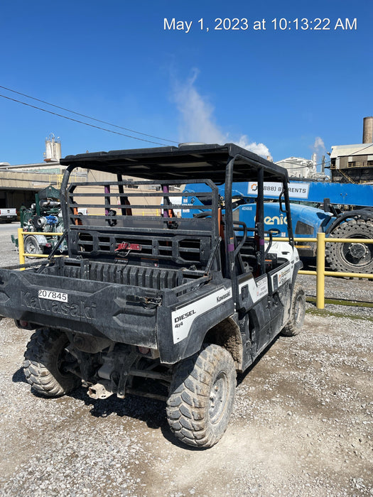 2022 Kawasaki Mule PRO-DXT Standard Options, Backup Alarm, Beacon, Plastic Hard Top, Poly Windshield, Horn Kit