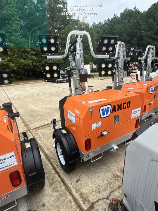 2024 Wanco WLTT-4MM4K Diesel, Deep Sea Controller, Shore Power Plug, Auto Start, (4) 350W LED Floodlights, 4kW Generator, 60 Gal Fuel Tank, 2" Ball, T3