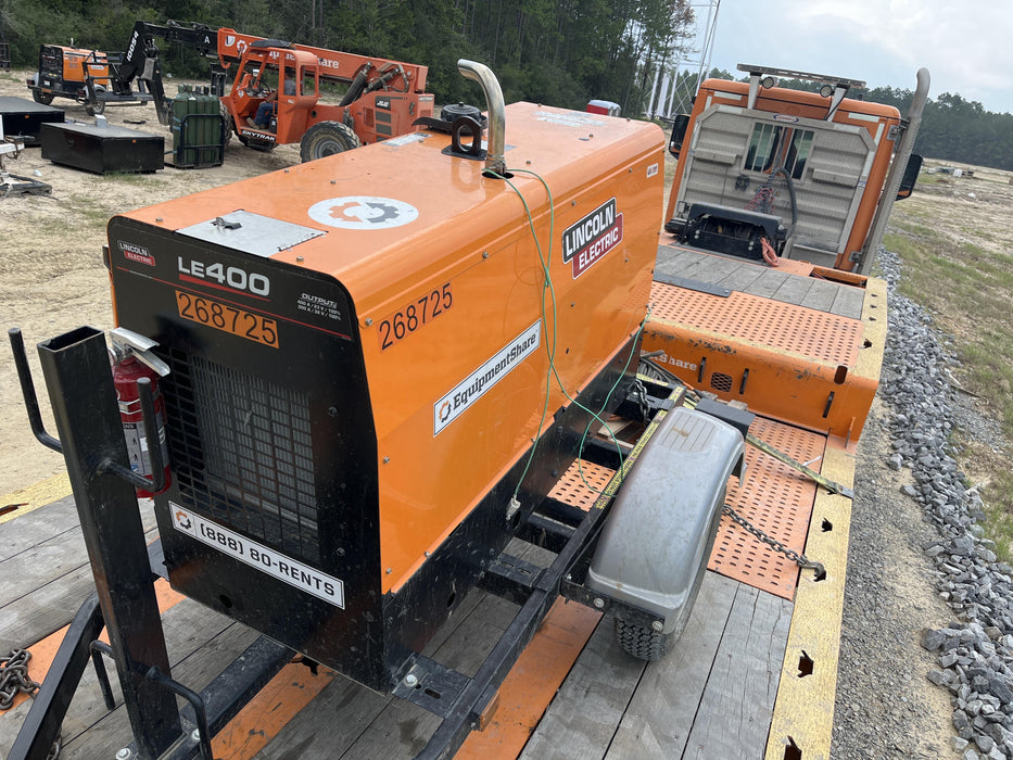 2022 Lincoln Electric LE400 Kubota V1505, Trlr, Cable Rack, Light Kit, ES Decals, T3