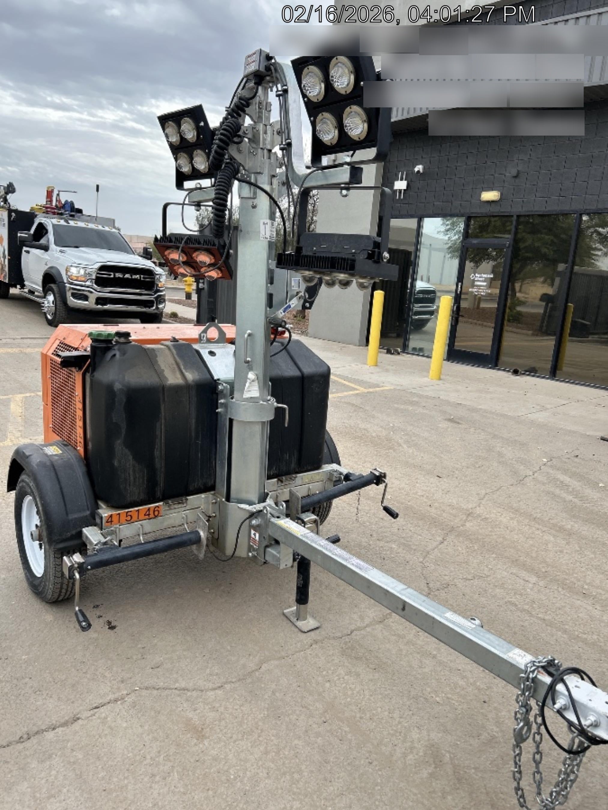 2024 Wanco WLTT-4MM4K Diesel, Deep Sea Controller, Shore Power Plug, Auto Start, (4) 350W LED Floodlights, 4kW Generator, 60 Gal Fuel Tank, 2" Ball, T3
