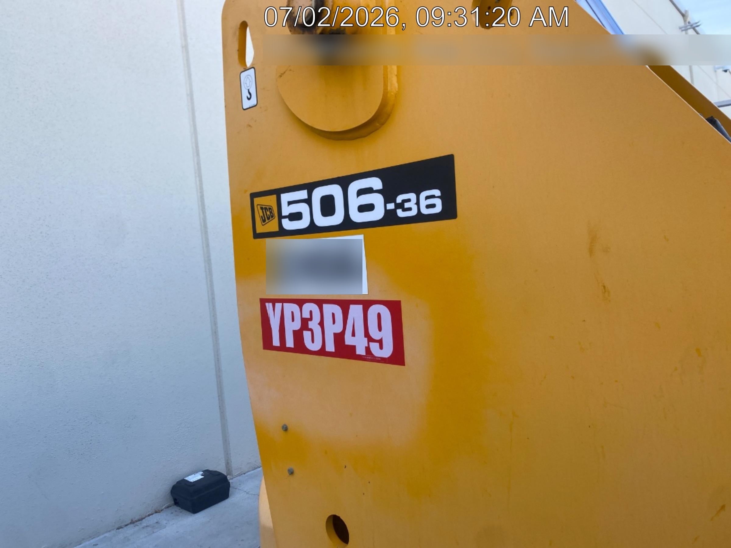 2019 JCB 506-36 Canopy, 74 HP, Foam Filled Tires, STD Worklight, Beacon, Aux Hydraulics, Lifting Eye, Back up Alarm 48" Carriage/48" Forks